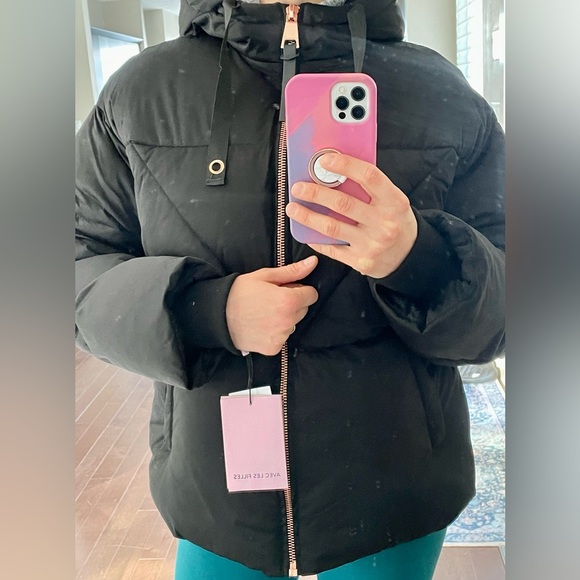 Oversized knit duvet puffer jacket by Avec Les Filles - Picture 6 of 7